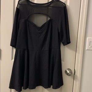 Torrid Black Peplum Top